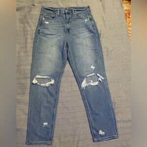 American Eagle Outfitters Blue Distressed Jeans